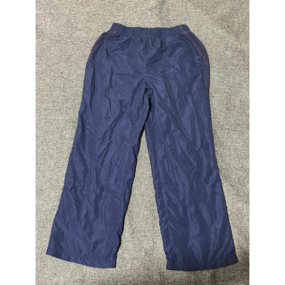 Three Hearts Girls M Track Pants Navy Blue Mesh Lined Elastic Waist Athletic